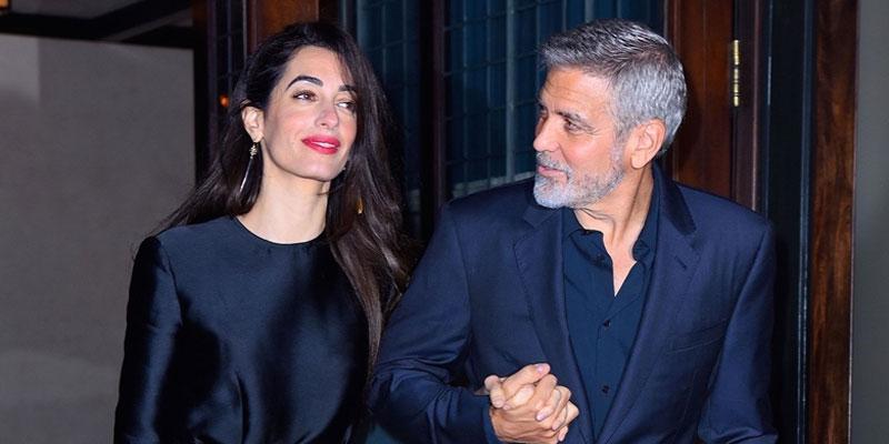 amal clooney celebrates george birthday pics pp