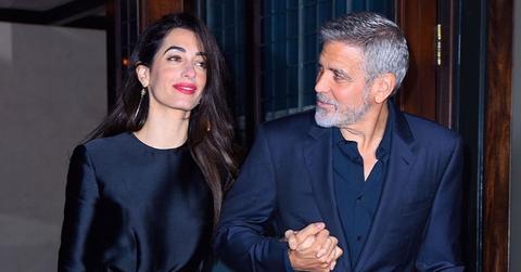 amal clooney celebrates george birthday pics pp