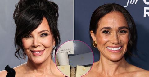 kris jenner thanks meghan markle mothers day gift