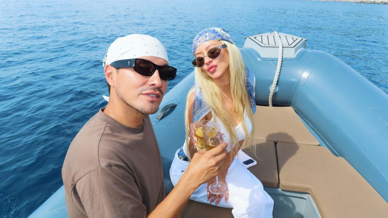 image of The singer danced to Slayyyter's ‘DANCE’ while enjoying the sunny views around Portofino.