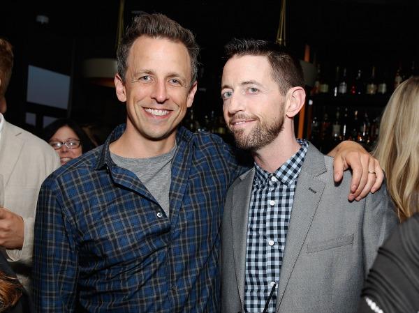 Seth Meyers and Neal Brennan