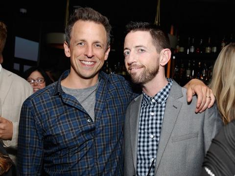 Seth Meyers and Neal Brennan