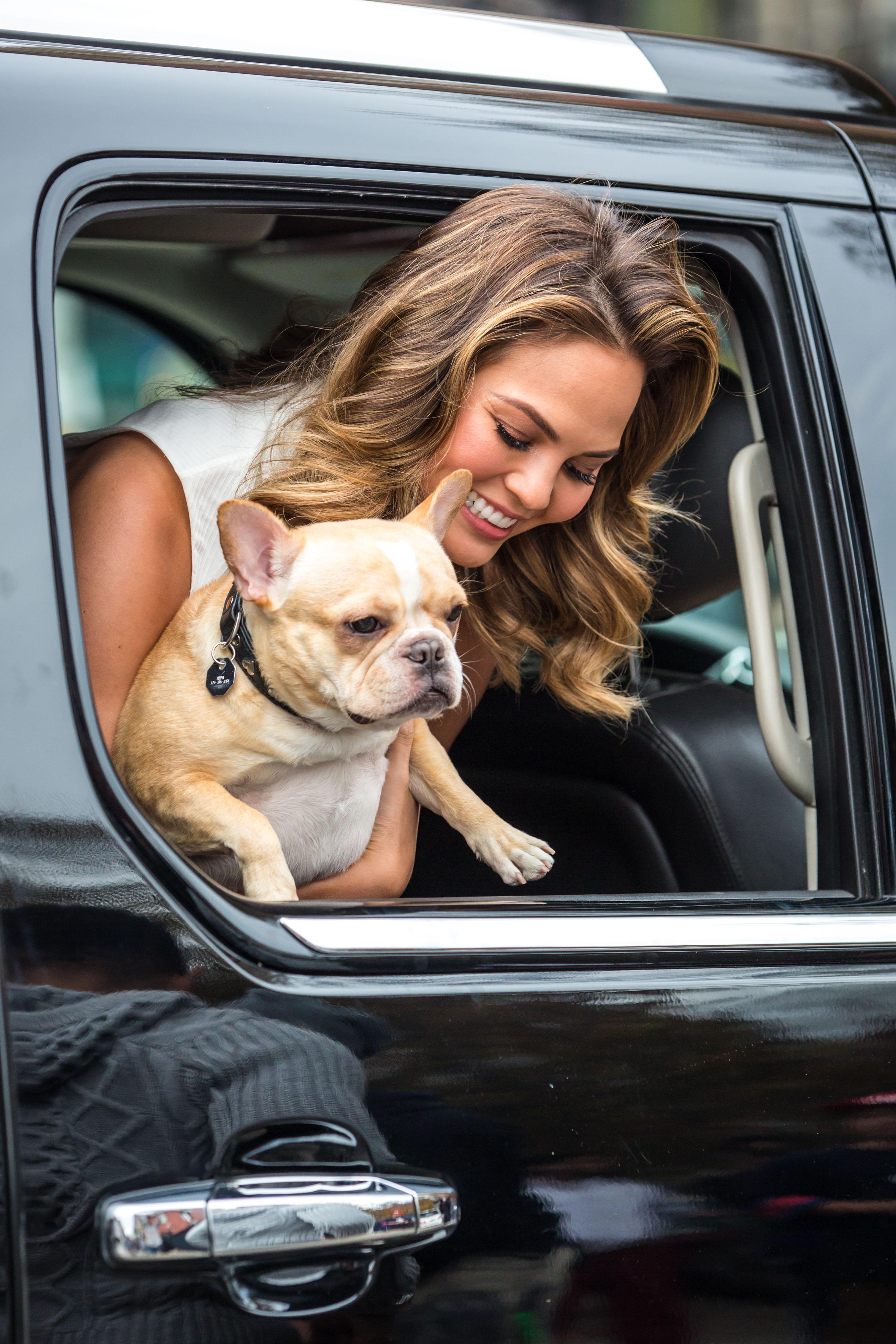 Chrissy Teigen and John Legend in NY