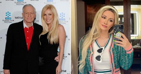 crystal hefner denies holly madison hugh hefner called off wedding unhappy prenup