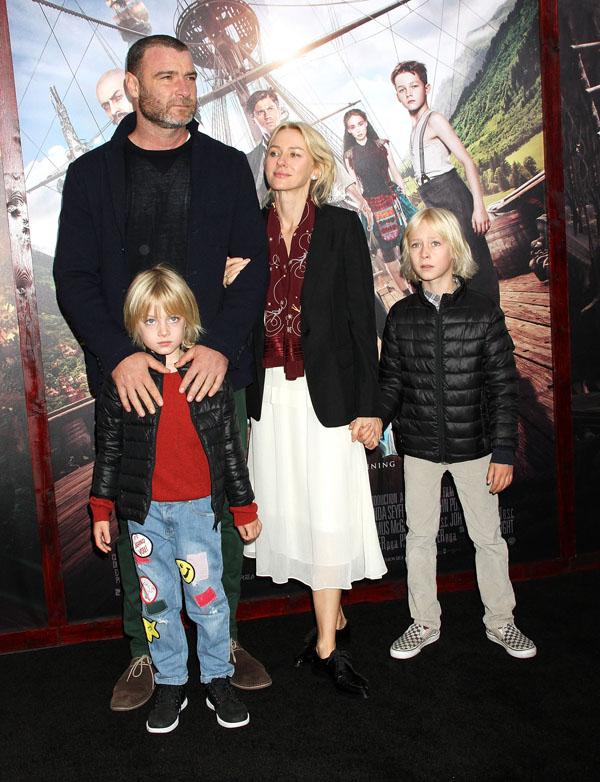 Naomi Watts Liev Schreiber Divorce