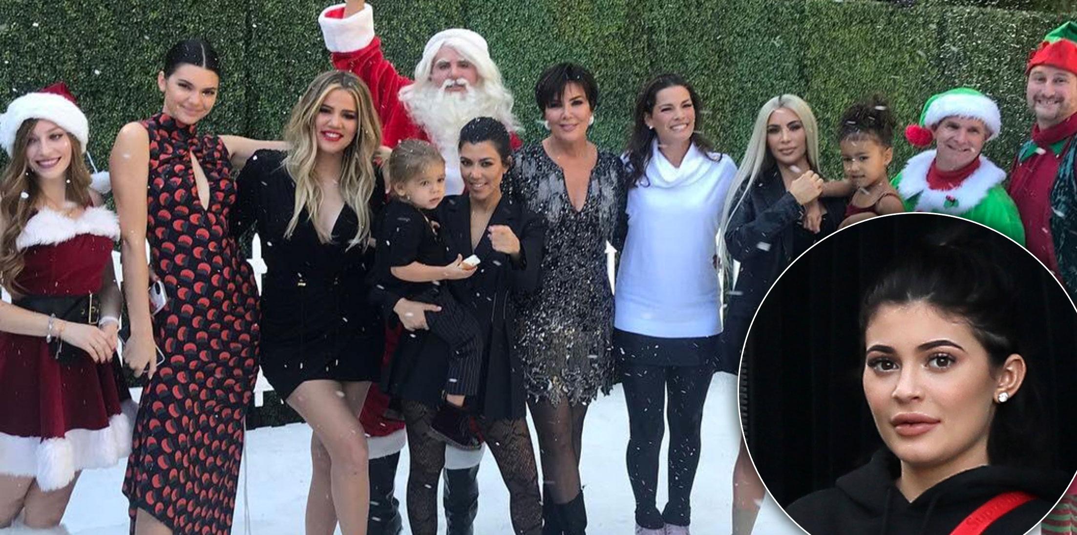 Kylie Jenner Skips Christmas Special Kardashians Hiding Baby Bump