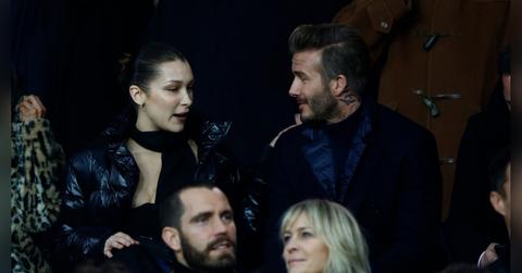 David beckham flirts bella hadid main