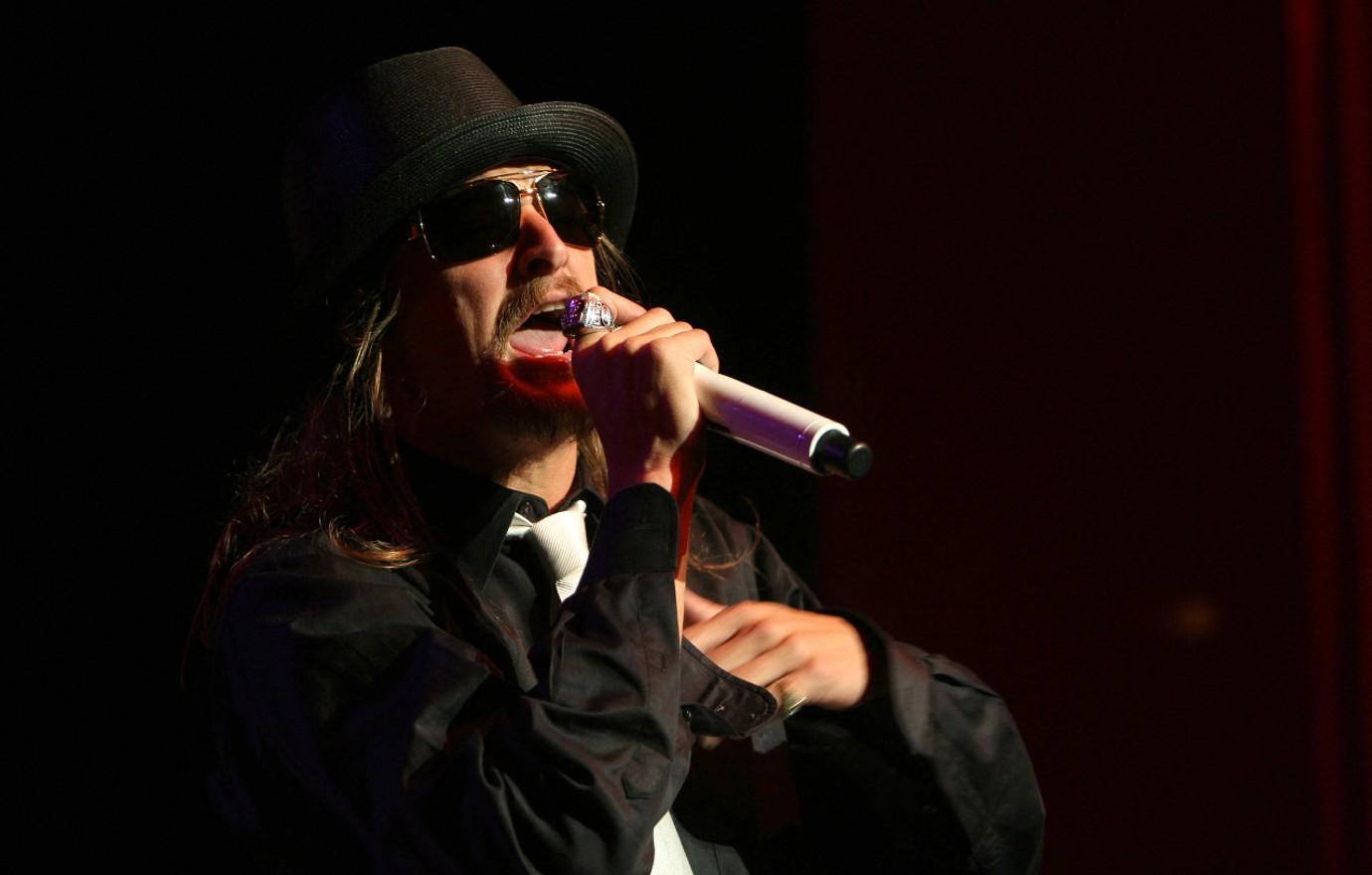 kid rock waves gun in reporters face screams september