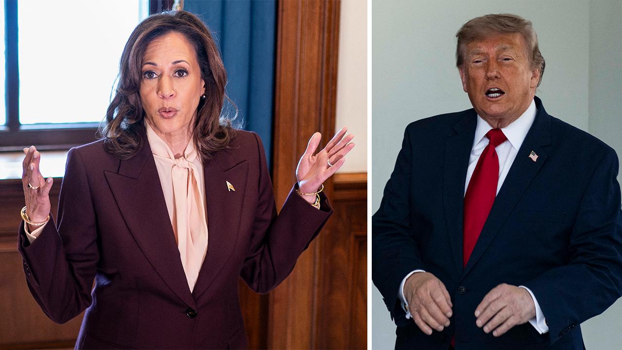 Image of Former Vice President Kamala Harris was a member of the Senate during Donald Trump's impeachments.