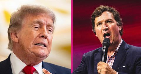 Photo of Donald Trump and Tucker Carlson