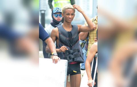 Jaden Smith Is Nearly Naked On The Set Of His Latest Music Video