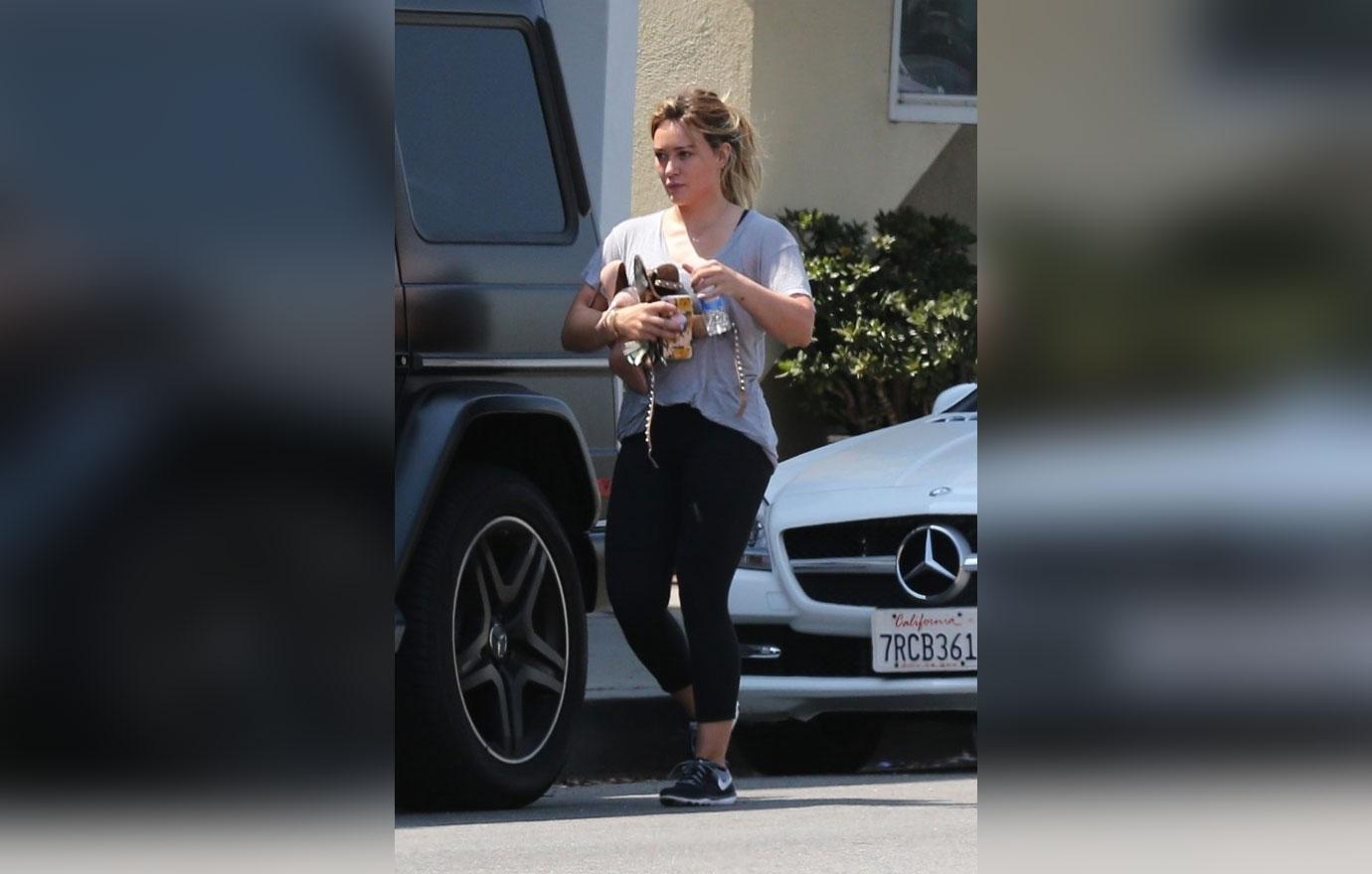 Hilary Duff parking ticket