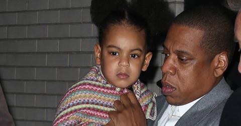 INF – Beyonce, Jay Z and Blue Ivy seen leaving the premiere of ‘