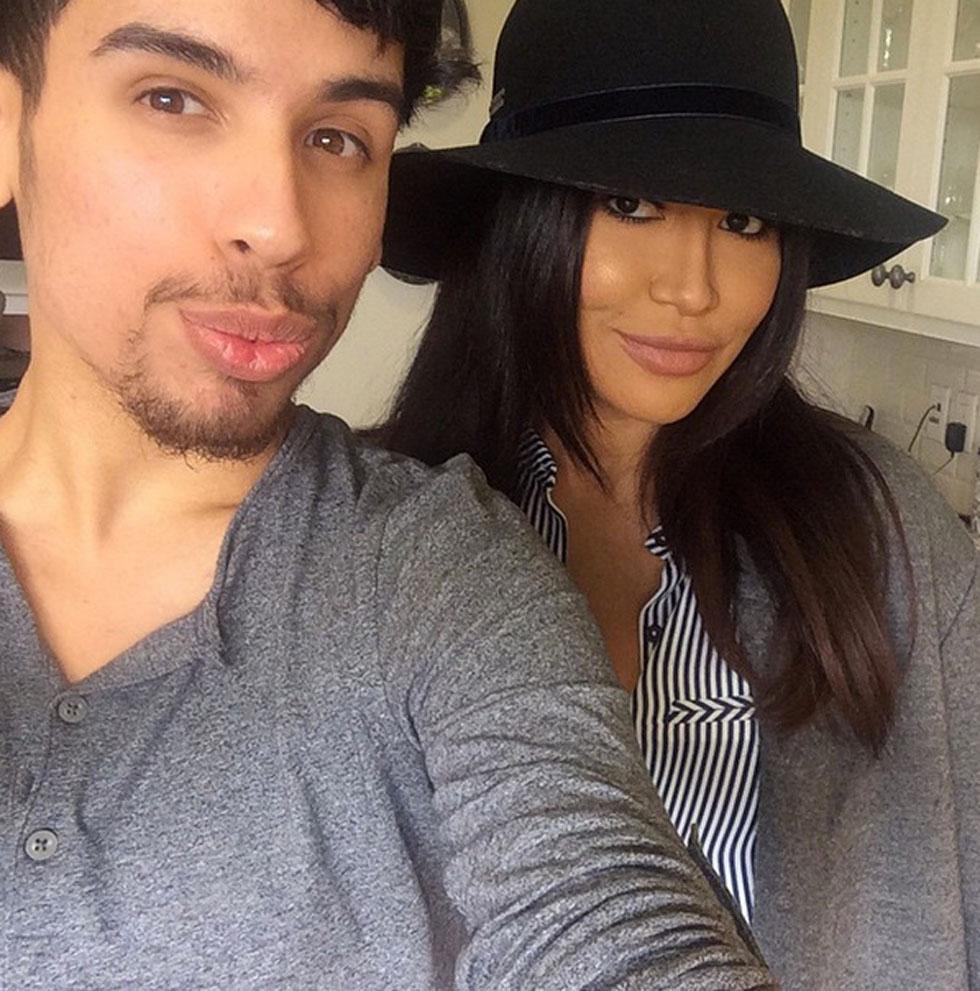 Naya rivera makeup artist selfie