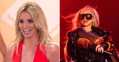 major yikes britney spears under fire for body shaming christina aguileras dancers pp