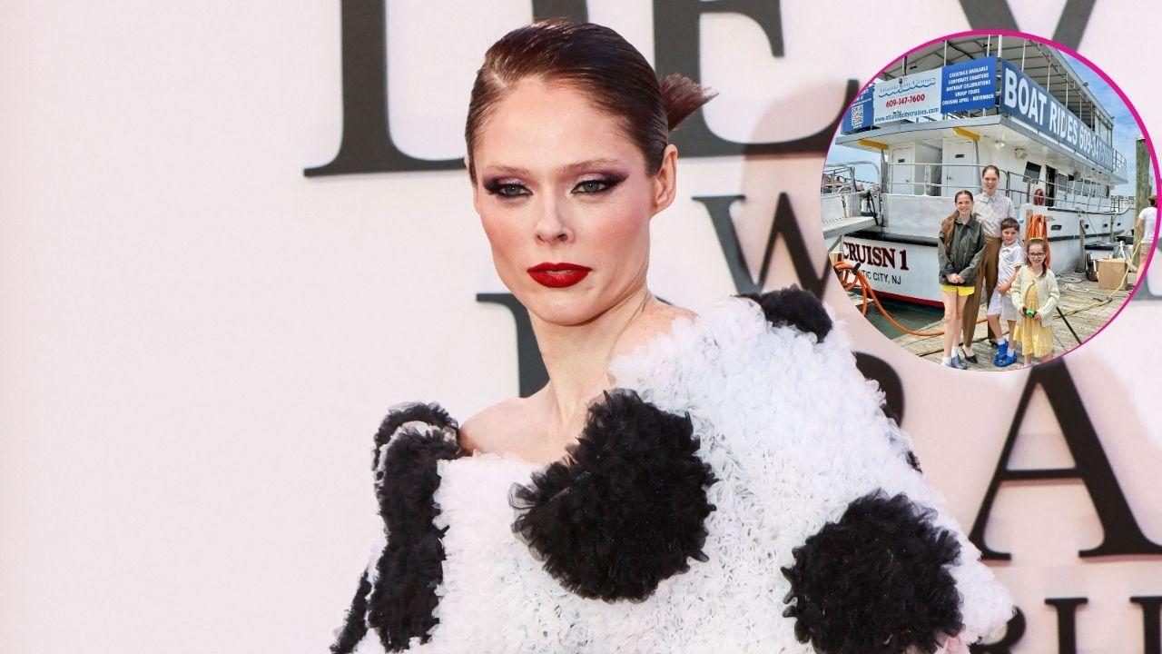 pic of Coco Rocha, her kids.