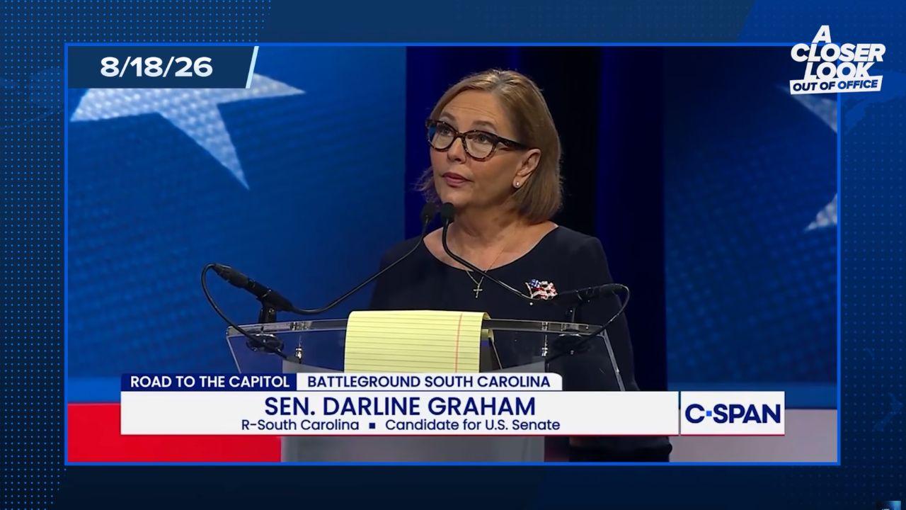 Image of He highlighted Darline Graham’s viral response about her limited national security knowledge.