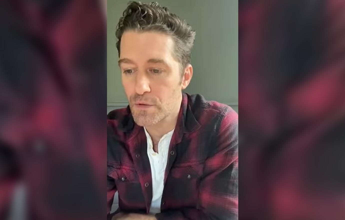 matthew morrison reads flirty message fired