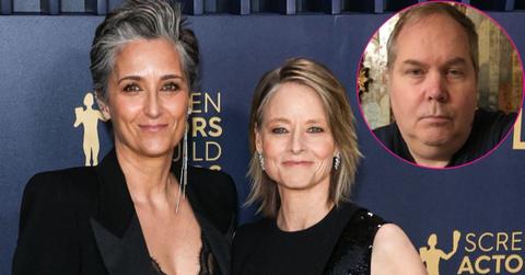 composite photo of jodie foster and wife Alexandra Hedison and john hinckley jr.