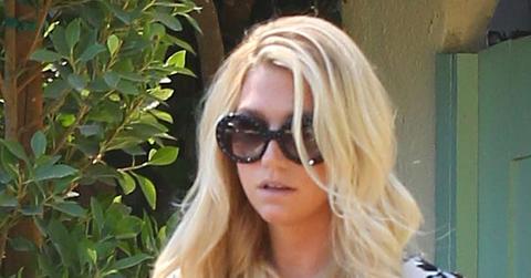 Kesha seen leaving her Venice house wearing a very short outfit