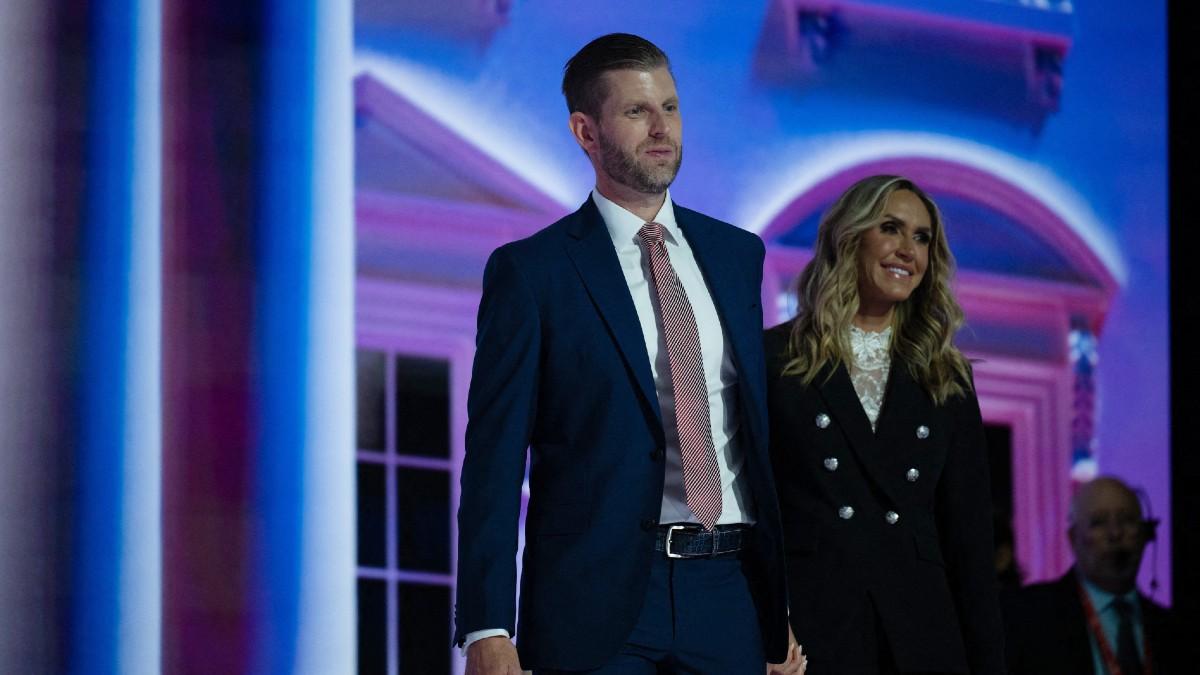image of Lara Trump's podcast has been labeled as 'propaganda.' 