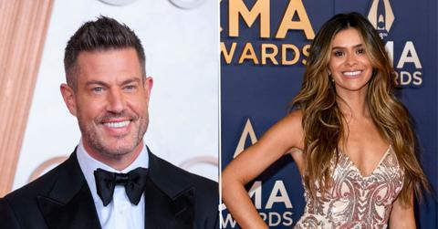 split photo of Jesse Palmer, Taylor Frankie Paul.