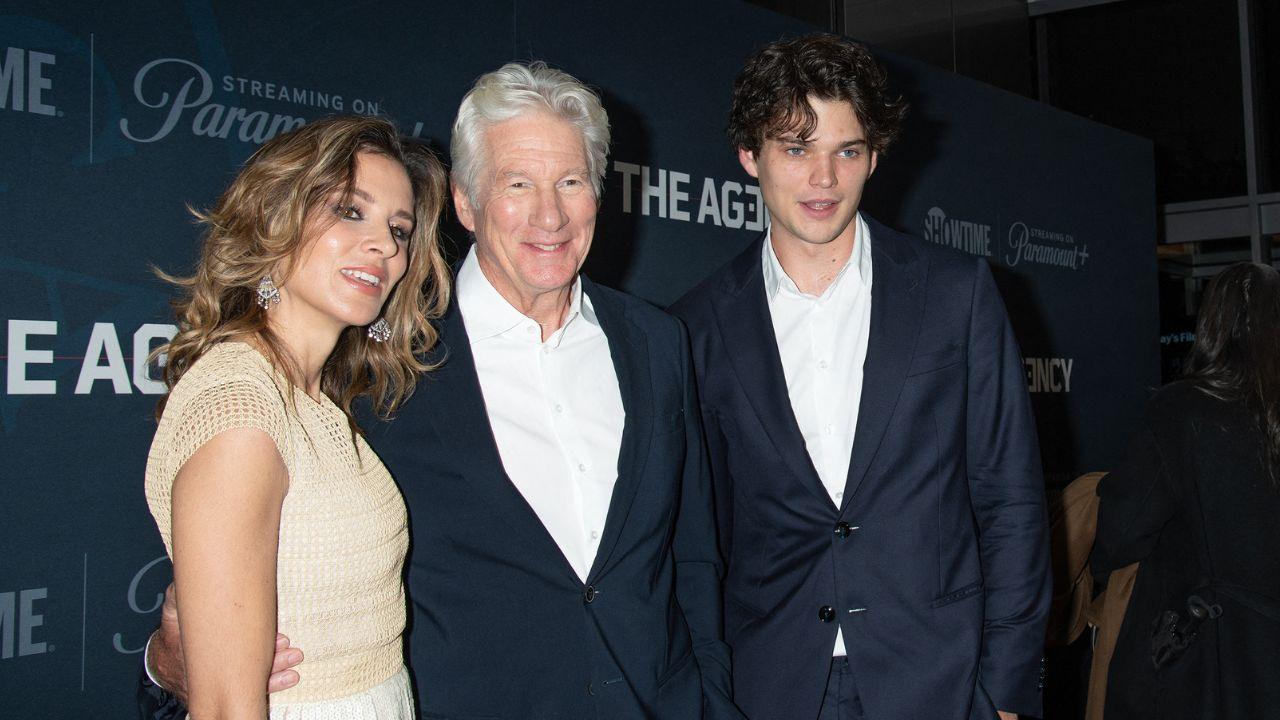 Image of Richard Gere and Alejandra Silva share two sons, Alexander and James, and each has a son from a previous relationship.