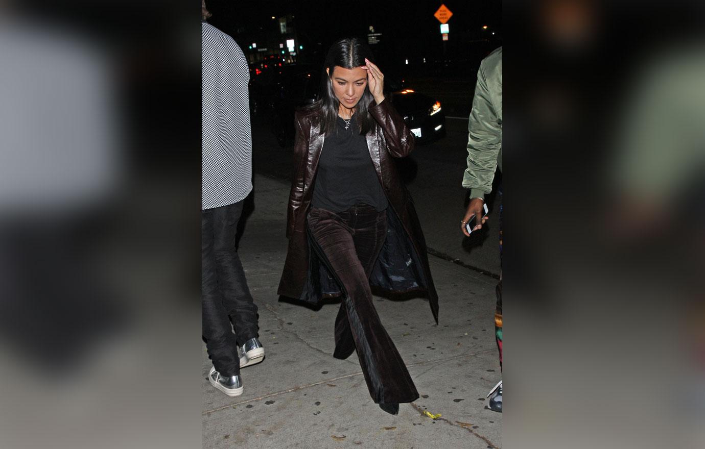 Kourtney Kardashian Attends Luka Sabbat’s 21st Birthday