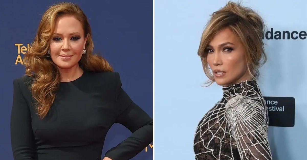 Composite photo of Leah Remini and Jennifer Lopez