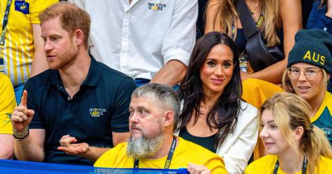 image of Prince Harry and Meghan Markle.