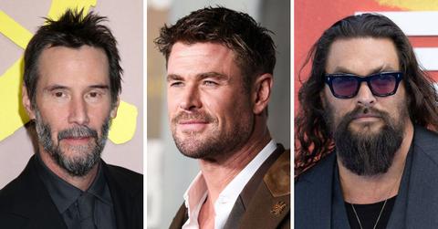 best celebrity beards chris hemsworth keanu reeves