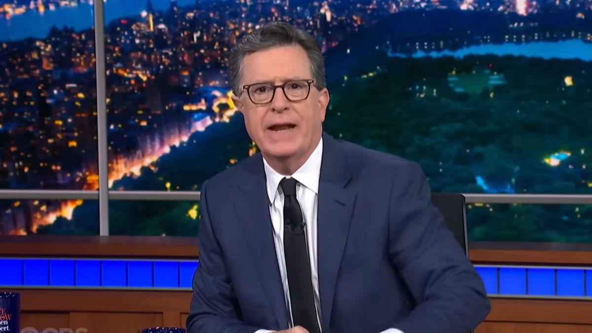 Image of Stephen Colbert’s final week turned increasingly political.