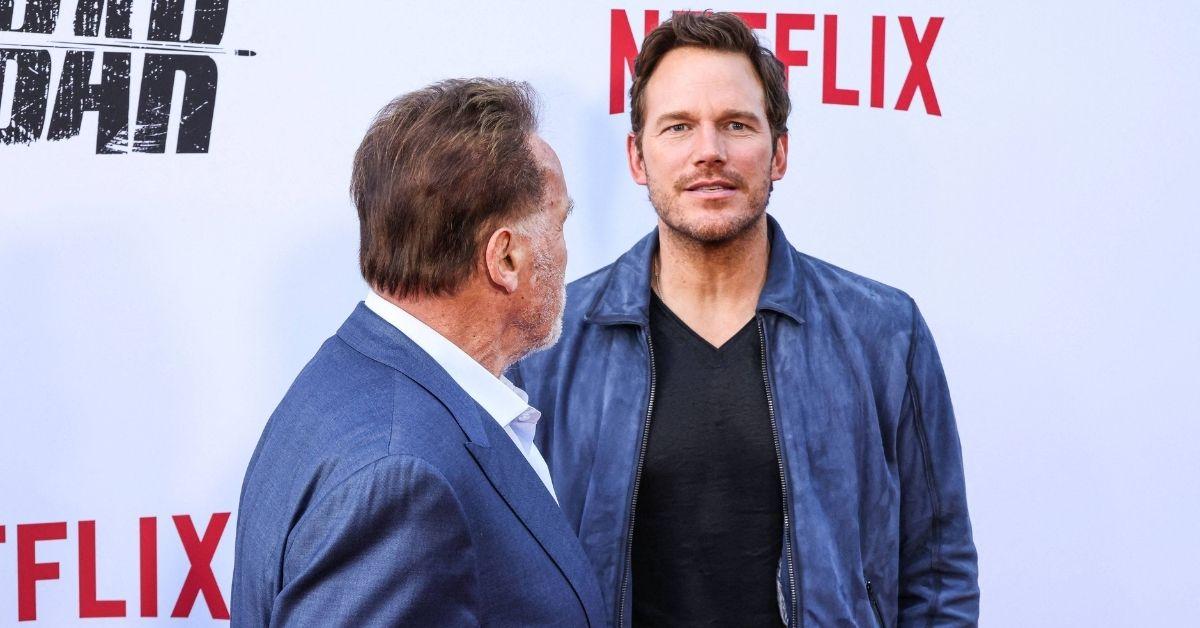 Photo of Chris Pratt and Arnold Schwarzenegger