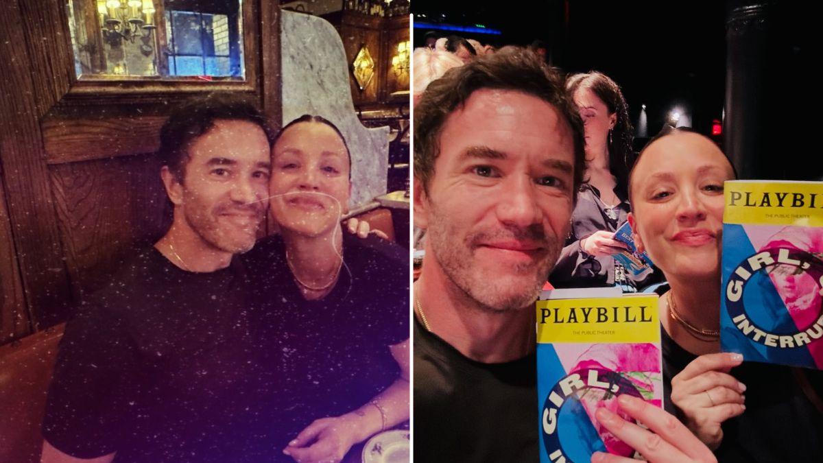 Image of Kaley Cuoco and fiancé Tom Pelphrey spent time together in New York before welcoming their second daughter.