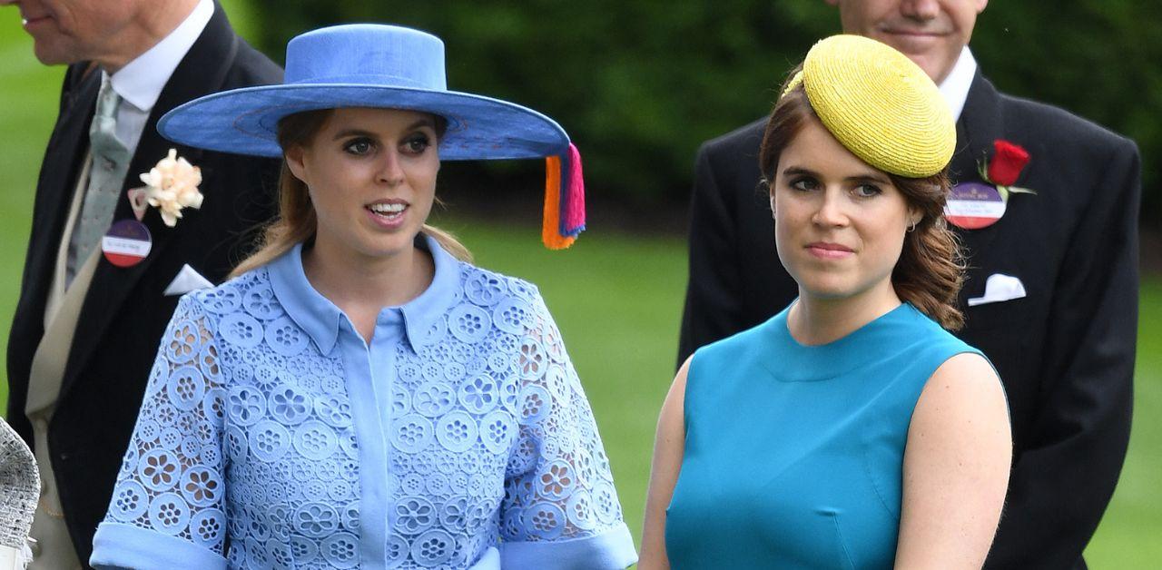 princess beatrice princess eugenie pledge allegiance prince william feud prince harry