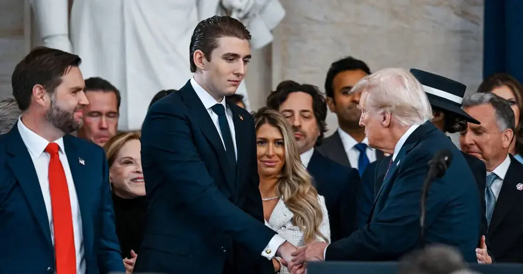 barron trump lives apolitical lifestyle new mystery girlfriend