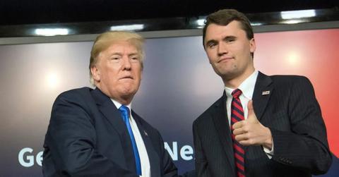 Photo of Donald Trump and Charlie Kirk