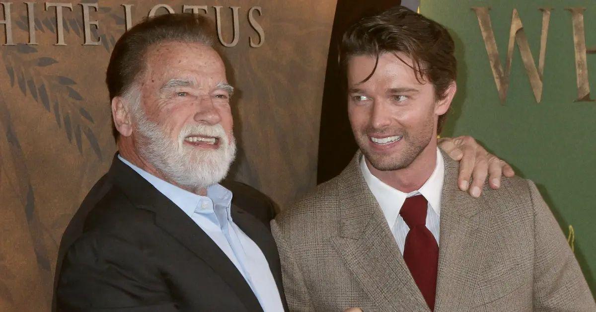 Photo of Arnold and Patrick Schwarzenegger