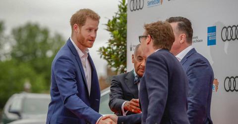 prince harry first appearance after losing hrh title
