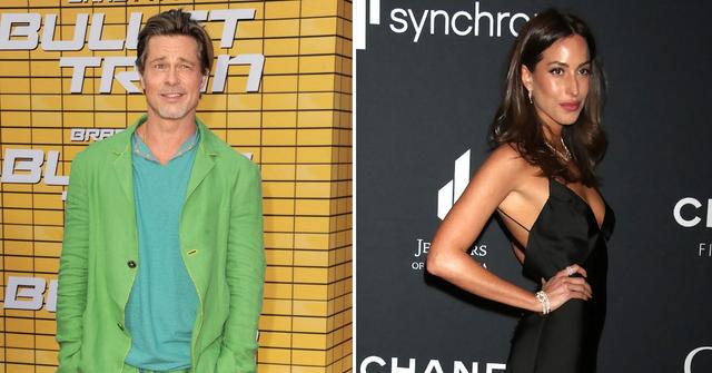 brad pitt girlfriend ines de ramon planning joint birthday holiday party