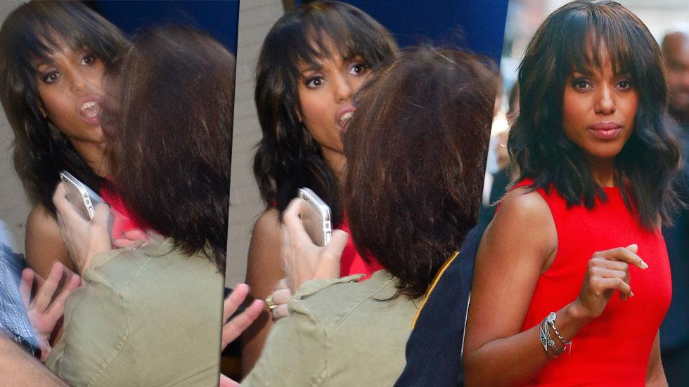 Kerry washington attacked fan gma ambushed