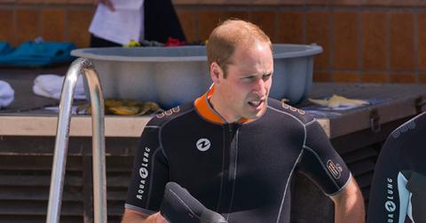 Prince william wet suit