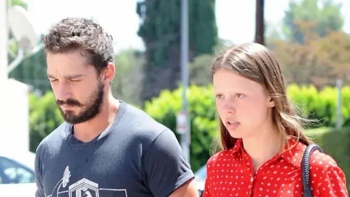 Photo of Shia LaBeouf and Mia Goth
