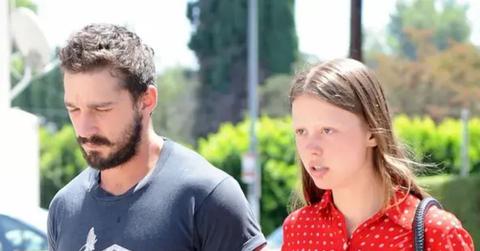 Photo of Shia LaBeouf and Mia Goth