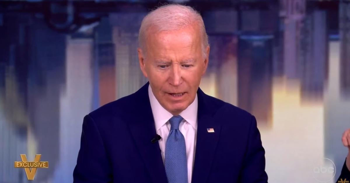 Joe Biden's 'The View' Interview Sparks Fresh Questions About His Health: 'It's Hard to Watch'