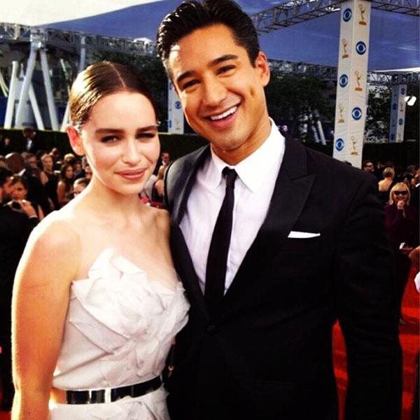 Emilia Clarke Mario Lopez