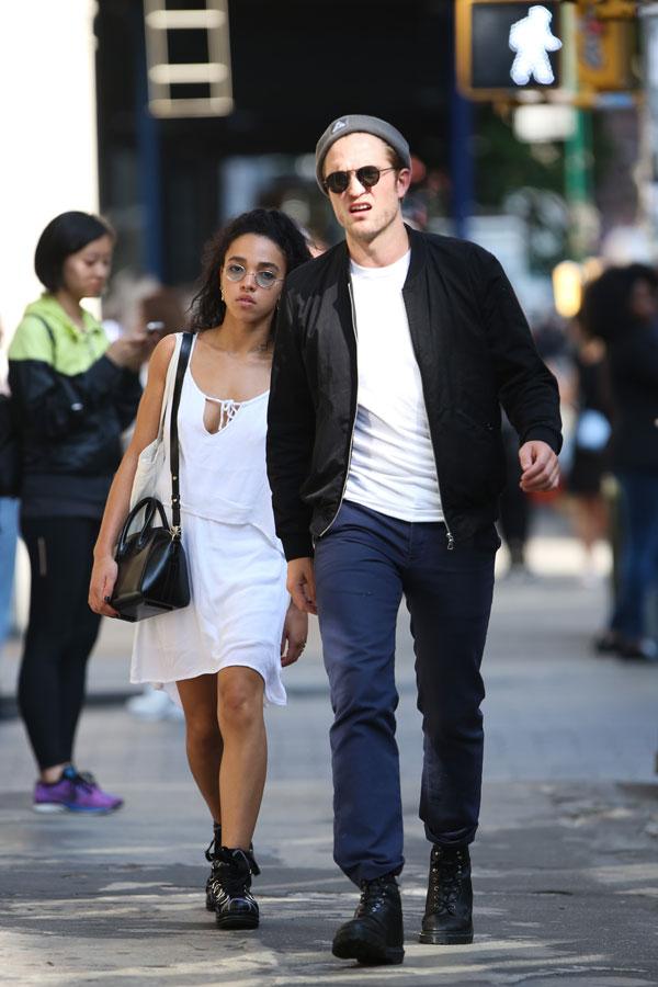 Robert Pattinson and FKA Twigs seen in New York