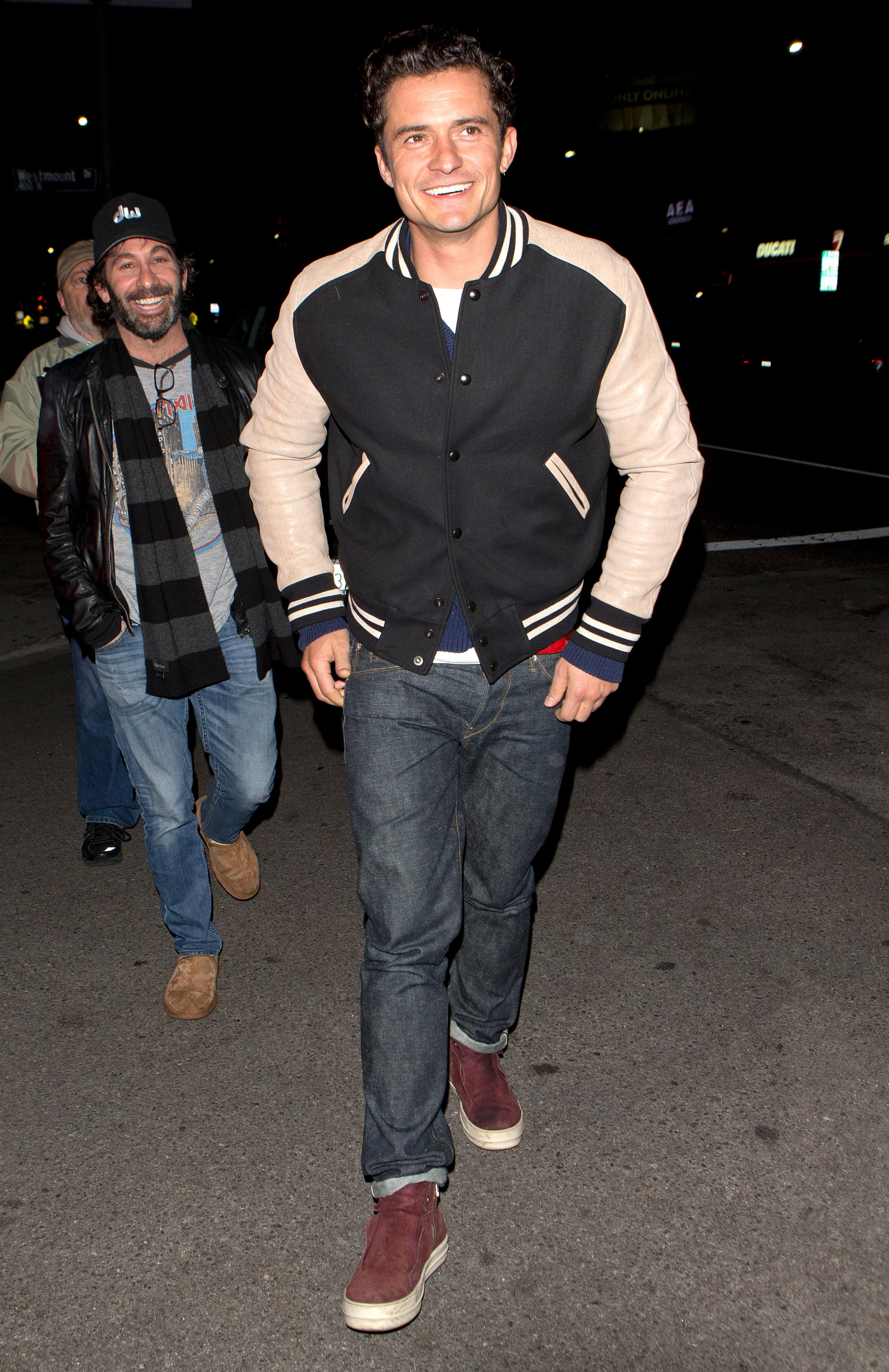 Orlando Bloom was seen leaving &#8216;The Nice Guy&#8217; bar in West Hollywood, CA