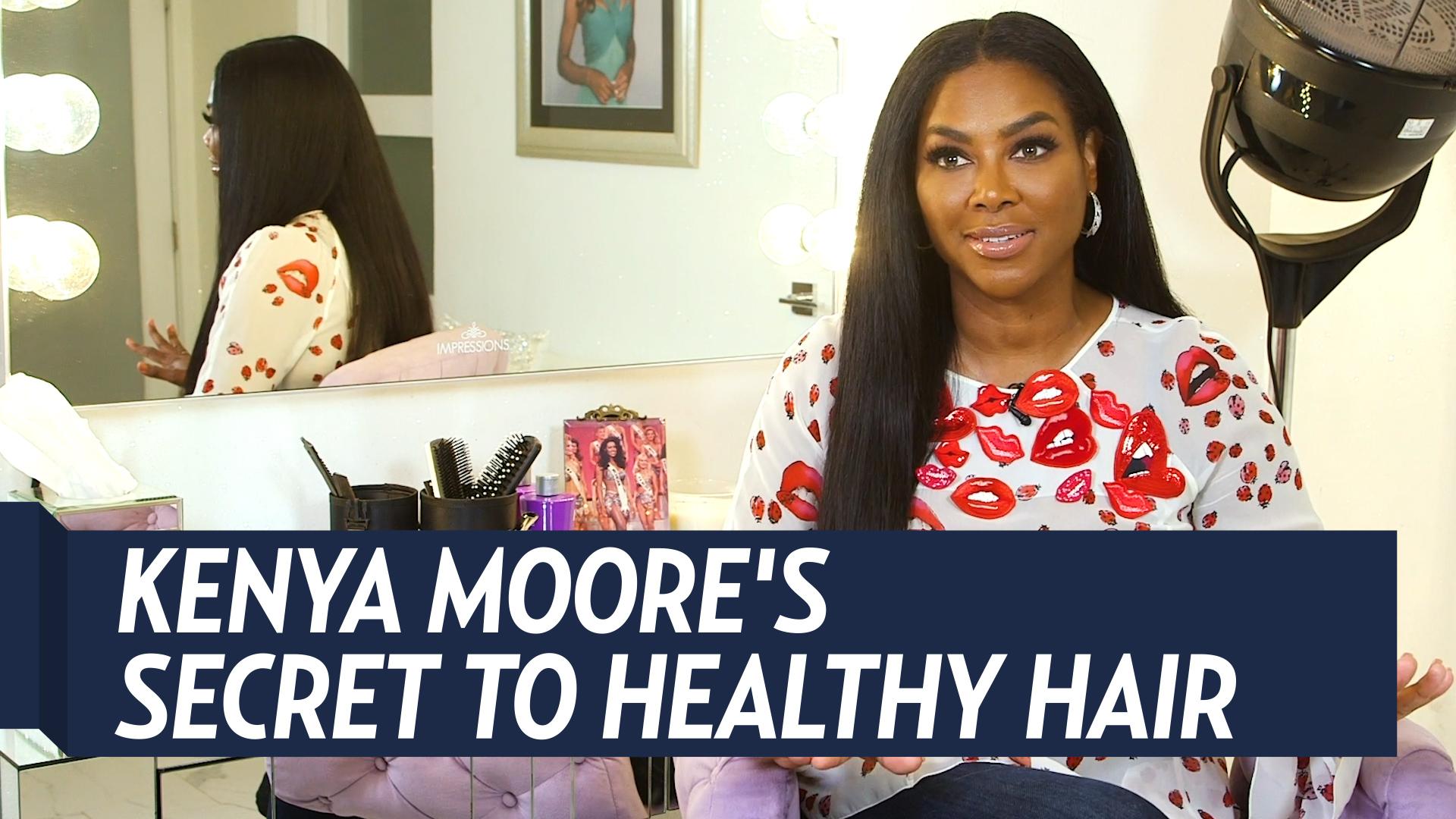 Kenya Moore Healthy Hair