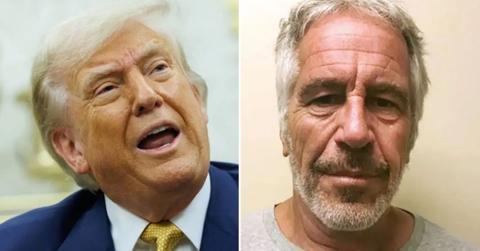 photo of Donald Trump and Jeffrey Epstein